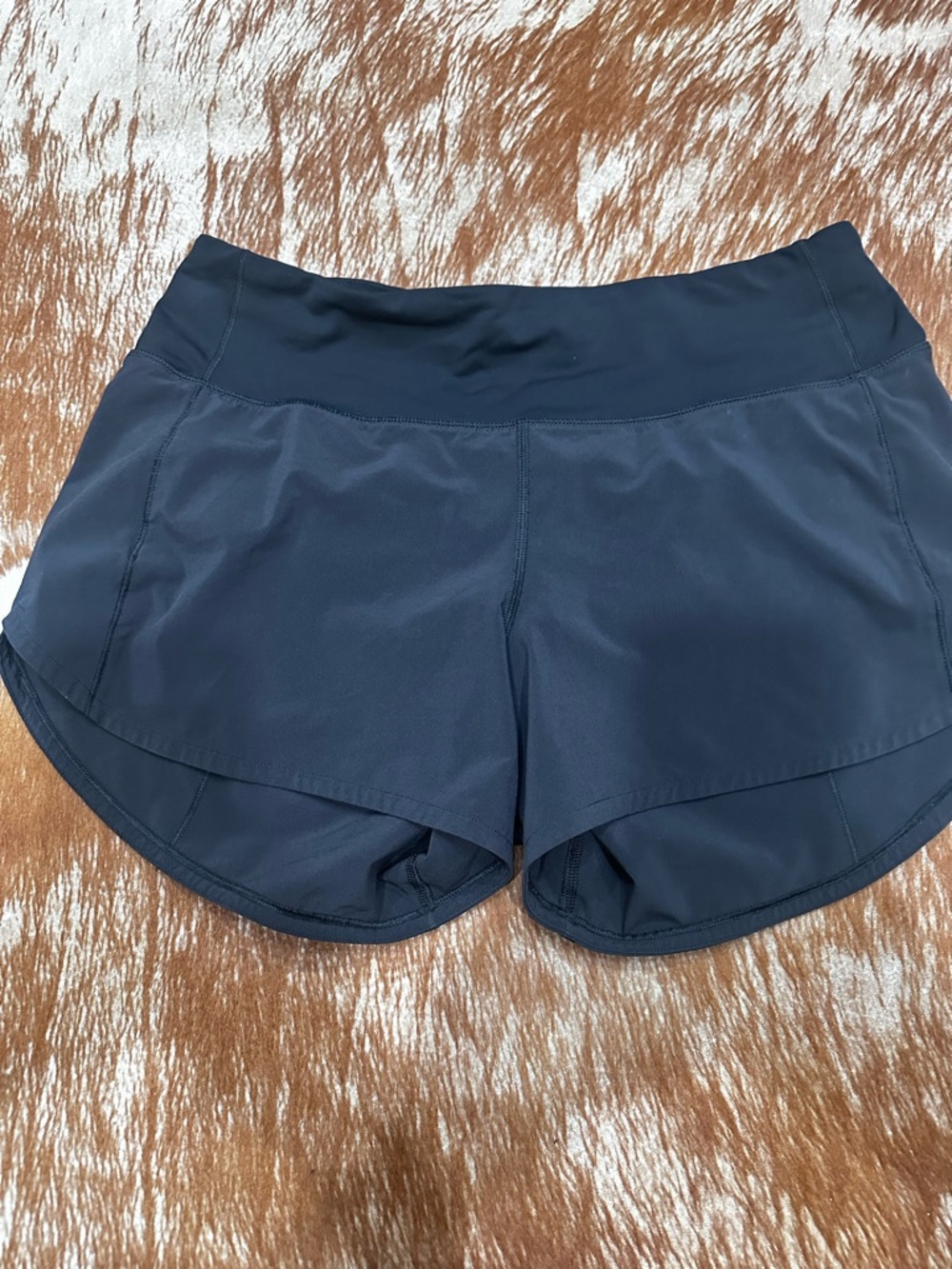 lululemon athletica Black Run and Train High-Rise Shorts